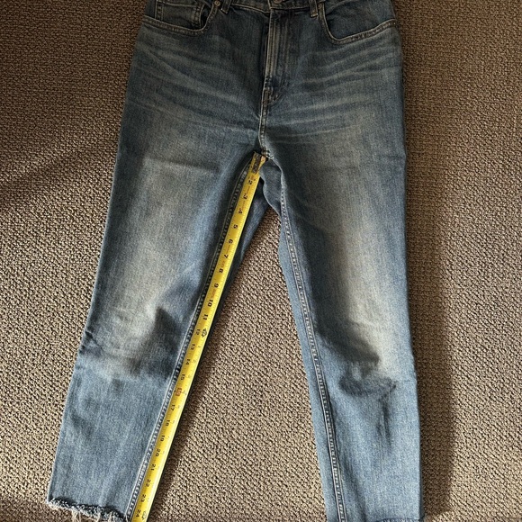 Everlane High Rise Denim Jeans - Classic Blue - Picture 2 of 6